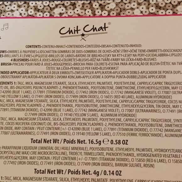NWT! CHIT CHAT Makeup Book/Palette - Picture 3 of 10
